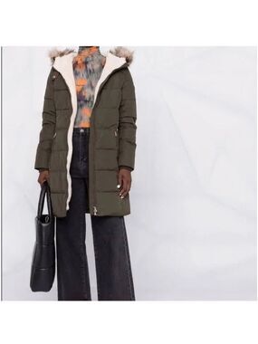 Lauren Ralph Lauren Quiet Luxury Minimalist Down Puffer Coat Jacket Small
